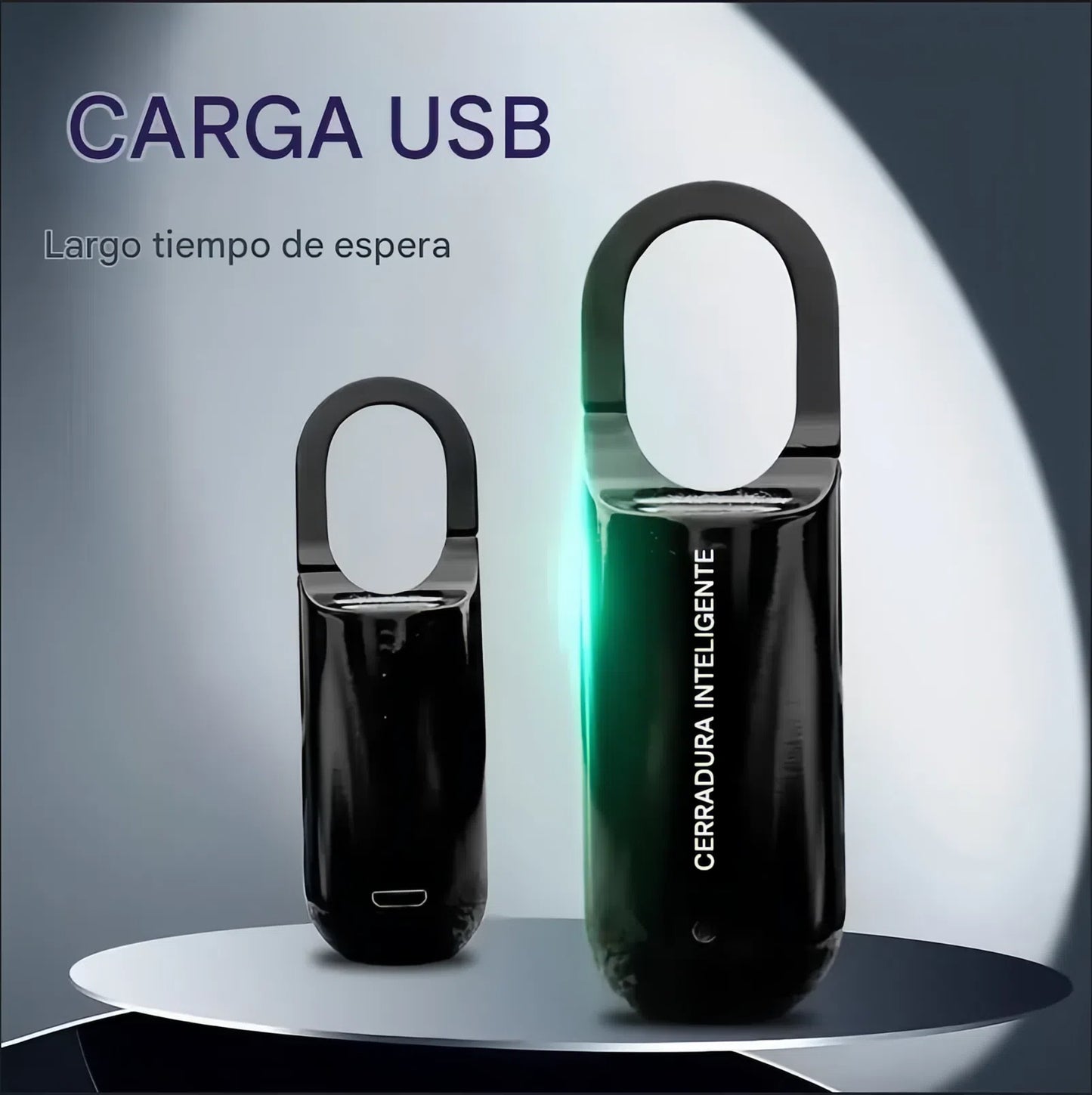 Candado Biométrico Ultra Rápido Desbloqueo 0.2 Segundos